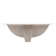 20'' x 17'' White Oval Vitreous China Drop-in Bathroom Sink with Overflow