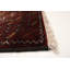Tapis rouge foncé en laine noué à la main de conception unique 2 pi 11 po x 5 pi 3 po Lebo