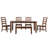 Huerfano Valley Extendable Four Leg Dining Set