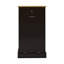 Armoire poubelle de cuisine inclinable à un tiroir et à un compartiment - Noir