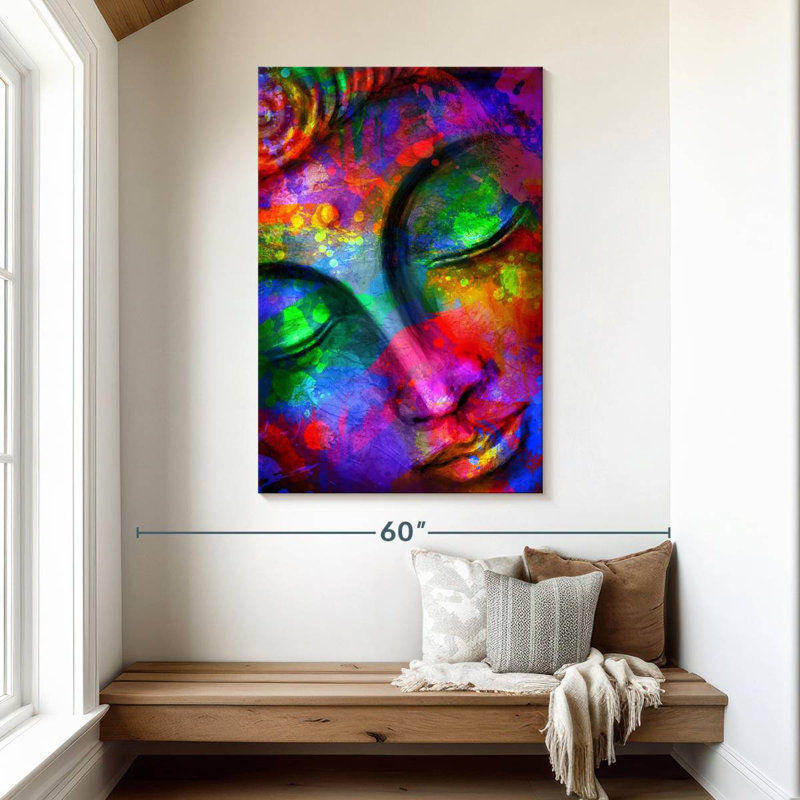 Couleur de Bouddha, H 48 po x l 32 po