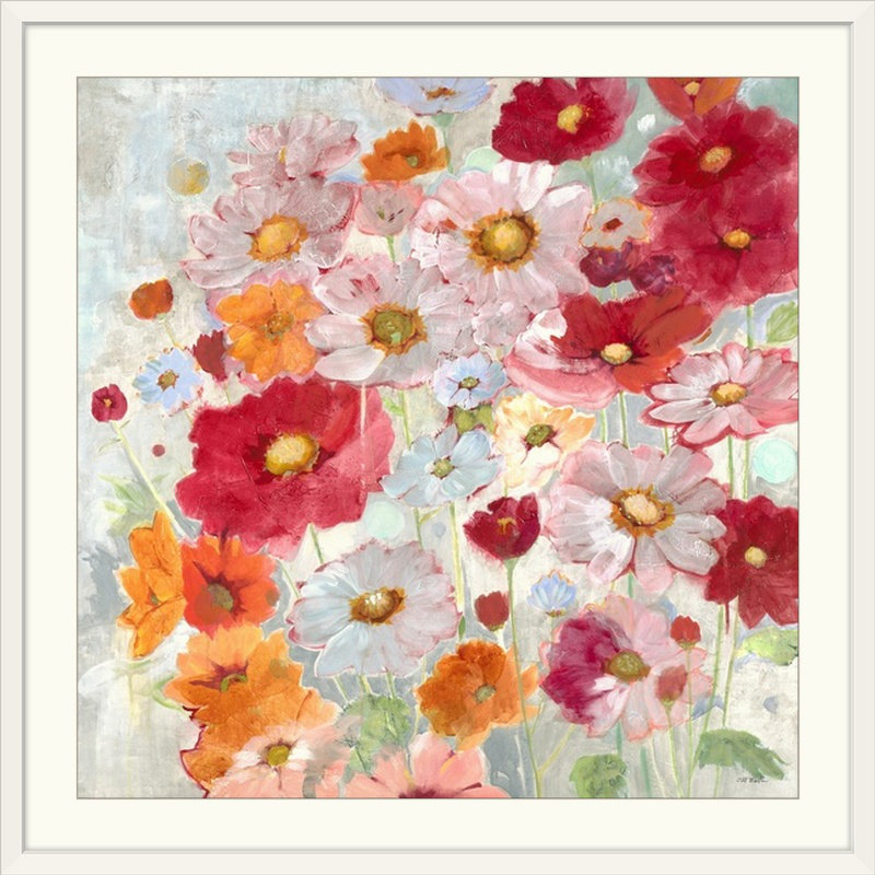 «Darleston Coda» par Jill Martin, reproduction d'art, H 32 po x l 32 po x P 1 po, Cadre blanc