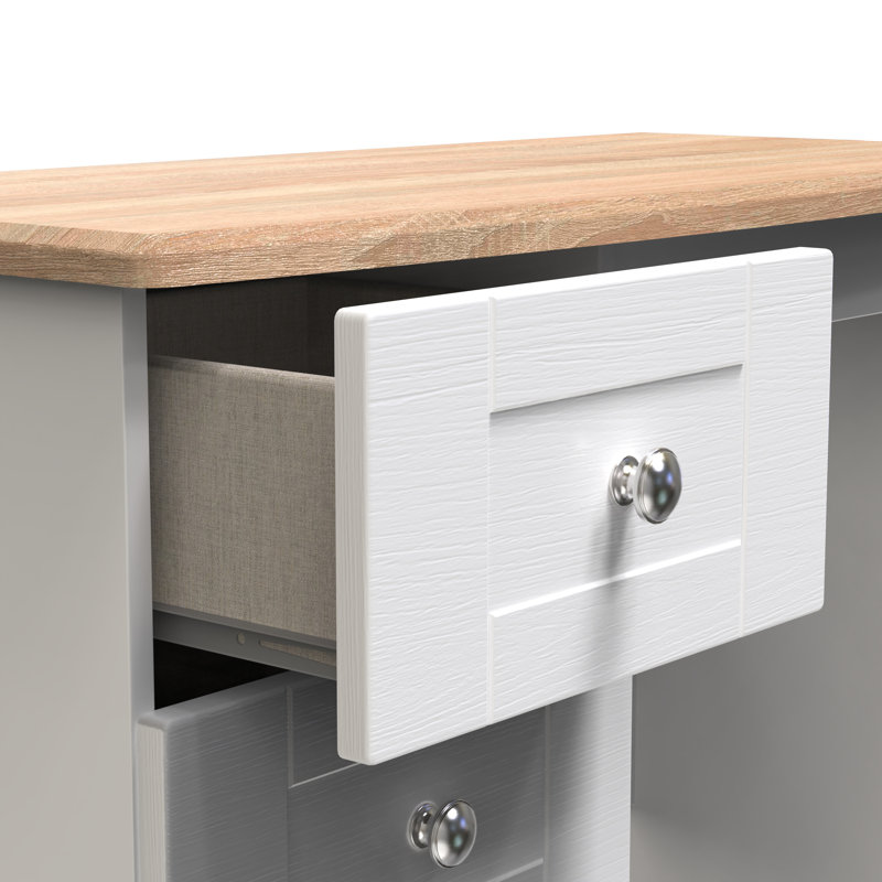 Sydnei 3 Drawer Vanity IN White Ash