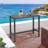 Counter Height 36.97'' Iron Bar Table-166947701-159474300