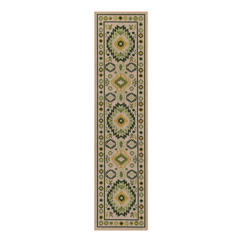 Jalapa Marlenia Indoor/Outdoor Area Rug, Tapis de couloir 2 pi x 8 pi