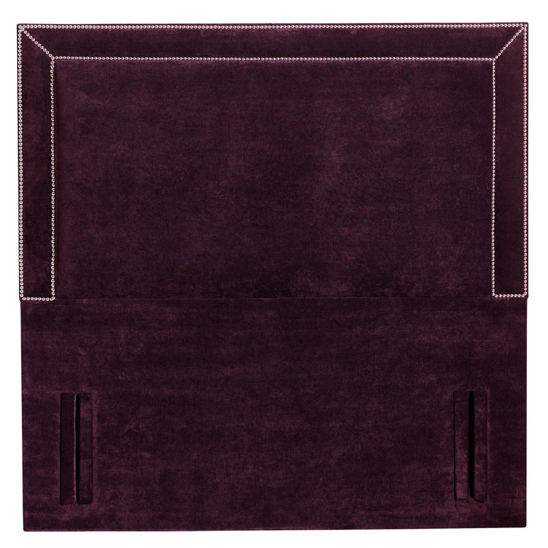 Daveney Upholstered Headboard, Double (4'6), Purple