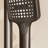 41.3"W X 11.8"D X 11.8"H-Modern Gun Metal Gray Shower System With Pull-Out Rain Shower & 4-Function Controls