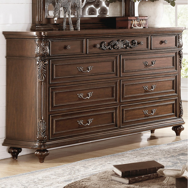 Commode double 9 tiroirs Brentford