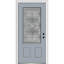 Porte d'entrée pré-montée en fibre de verre 2 panneaux 3/4 Grace Grace-903546287-903546282