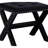 Black Velvet Blend Accent Bench With Nailhead Trim And Top For Living Room, Engineered Hardwood Structure, High - Density Foam, 19"L X 17"W Trimmed Entryway, Frame, 19" Product Depth, 18" Height