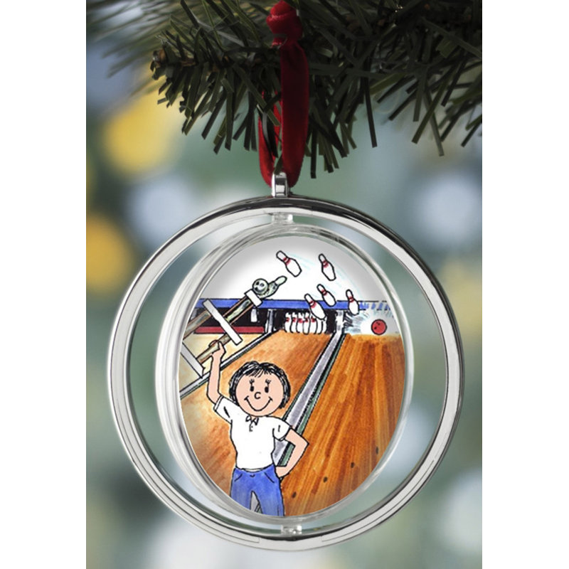 Ornement de Noël personnalisable avec quilles personnalisables, Oui
