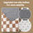Plush Checkered Shag Area Rug - Soft Fluffy Camel & White Grid Fleece Carpet for Living Room, Bedroom, Dry-Clean Only, High-Pile Shaggy Rug with Modern Checkerboard Pattern, Cozy Non-Slip Floor Decor for Contemporary Home Spaces-60246633-58974494