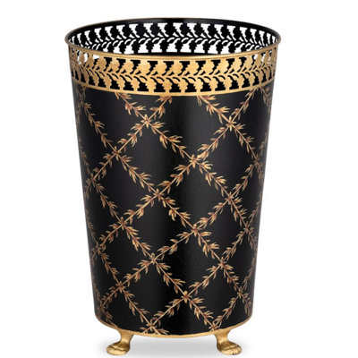 Metal Open Waste Basket - 4 Gallons