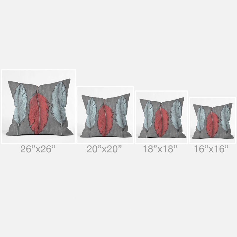 Coussin Wesley Bird, 16 po x 16 po