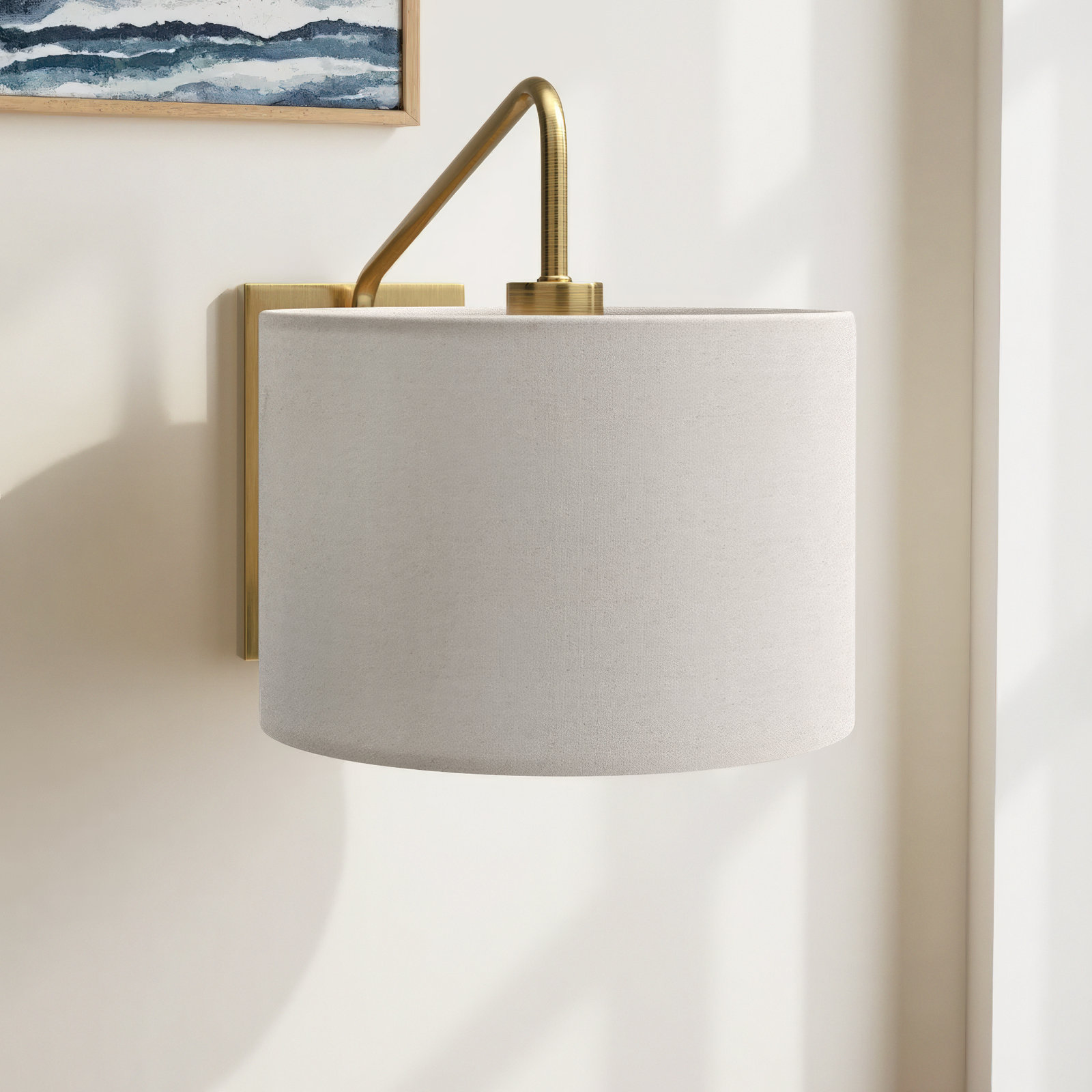 Finley Single Light Dimmable Armed Sconce