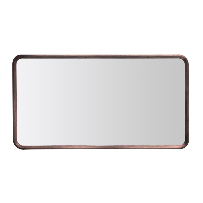 Vela Mirror, Dark Walnut, 29.5" x 35.5"
