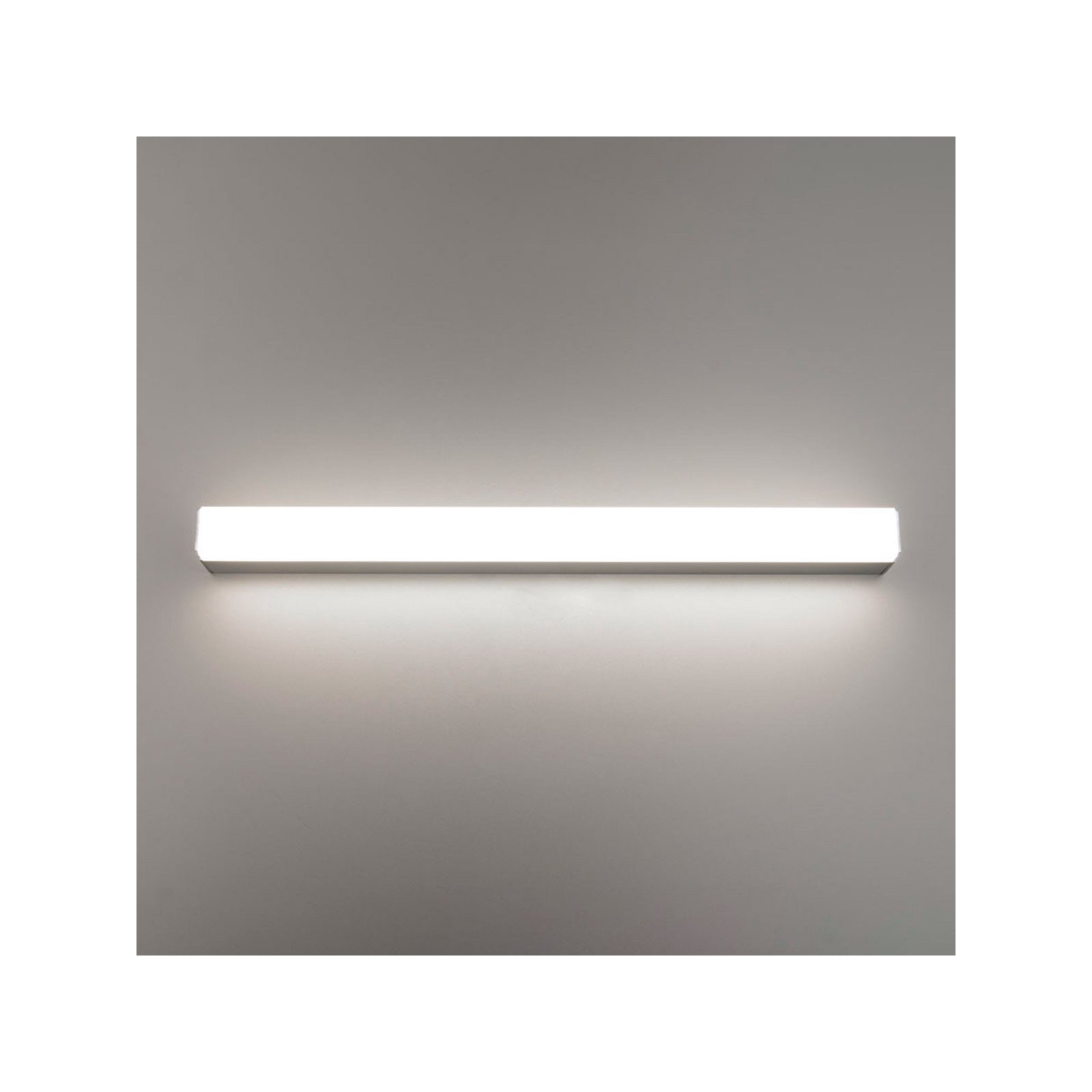 Lightstick Single Light Dimmable LED Flush Mounted Sconce, Aluminum, 25" W