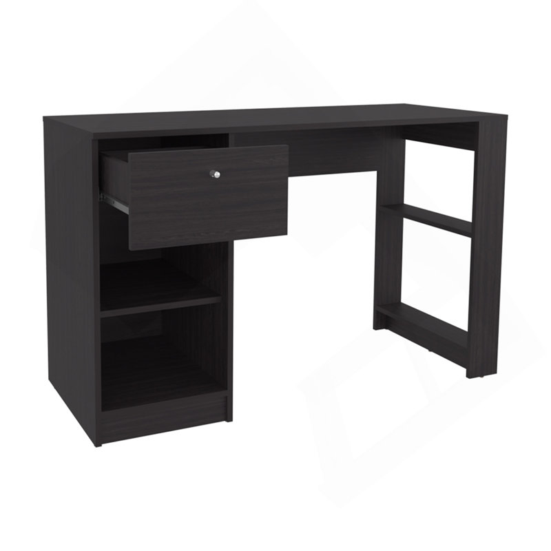 Bureau, bureau, noir, Noir