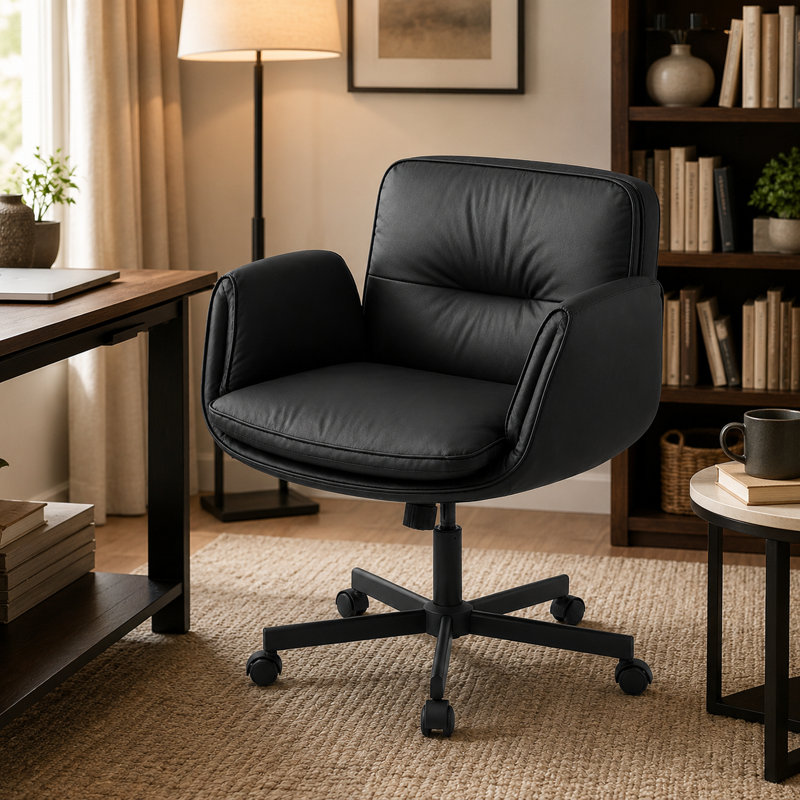 Chaise de bureau Criss Cross, Noir