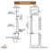 Steampunk Pressure Balanced Complete Shower System with Clawfoot Control Handle and Rough-in Valve