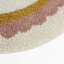 Tapis ovale à bordure festonnée crème / orange Marigold-1132827211-1132827253