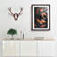 Carp and Koi Fish in Abstract - Picture Frame Painting Print on MDF-55514030-55514033