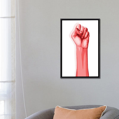 «Color Block Fist II» par Grace Popp - impression d'art graphique