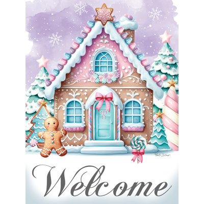 Christmas Candyland Gingerbread House by Nicole DeCamp