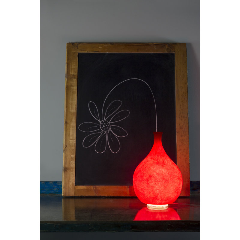 Luna Luce Liquida Table Lamp, Red, 35 cm H X 23 cm W X 23 cm D