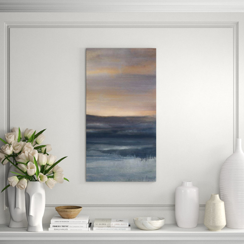 Peaceful Scene III Painting by Elle Youngstrom, Glass Coat