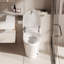 Toilette allongée sans réservoir Metis White