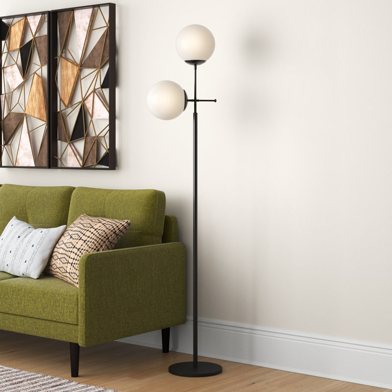 Crivello 174cm Black Tree Floor Lamp
