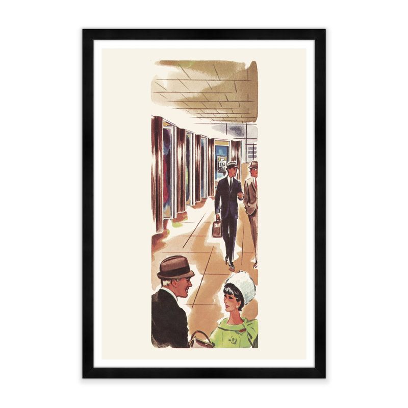 Hallway Conversation Print