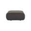 Repose-pieds en tissu recyclé gris Chue-119402027