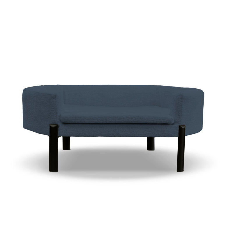 Oval Pet Bed, Navy