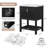 24'' Single Bathroom Vanity With Ceramic Top, Sink Included，Easy Assembly-837431034-833327183-833327171