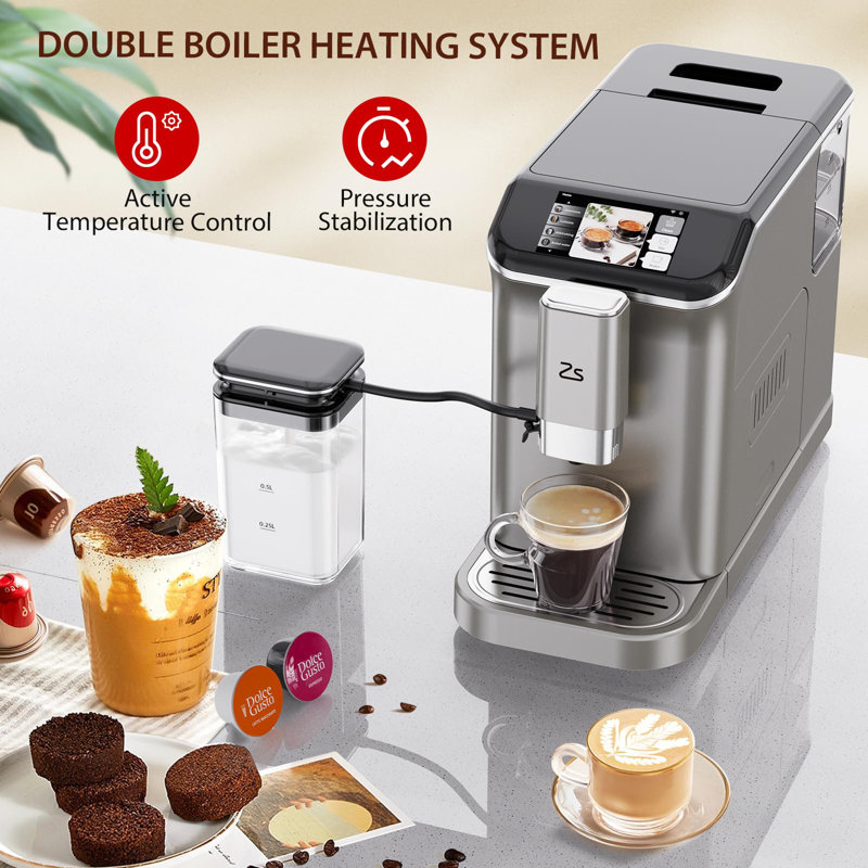Zstar Semi-Automatic Espresso Machine, Sliver