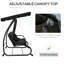 3 Person Porch Swing with Canopy