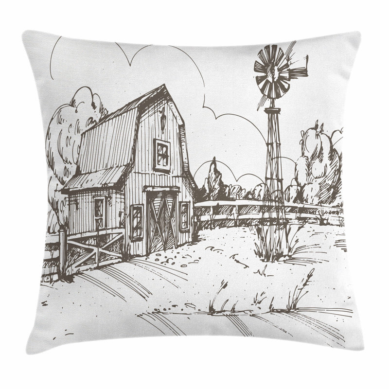 Patterned Pillow Cover, 20" x 20"