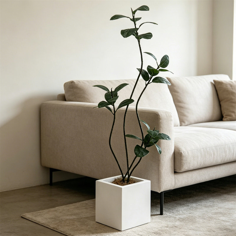 Plantes artificielles réalistes pour la décoration intérieure