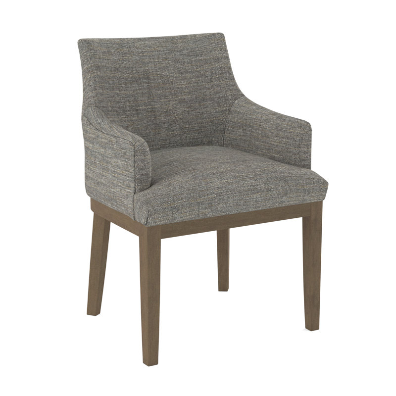 19'' H Upholstered Armchair, Weathered Gray, 61630-74