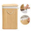 Bamboo Laundry Hamper with Handles