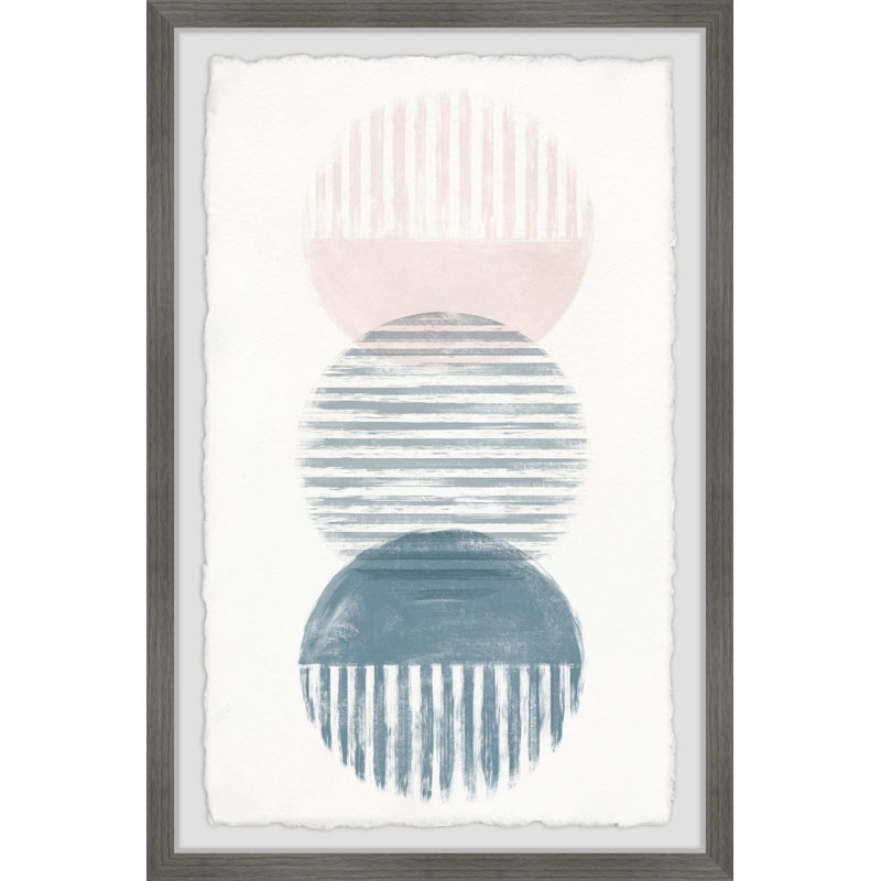 Connected Circles by Marmont Hill - Single Picture Frame Painting, 30 cm H x 20 cm W x 3.81 cm D