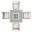 Evander Wicker 4 - Person Patio Conversation Set with Cushions