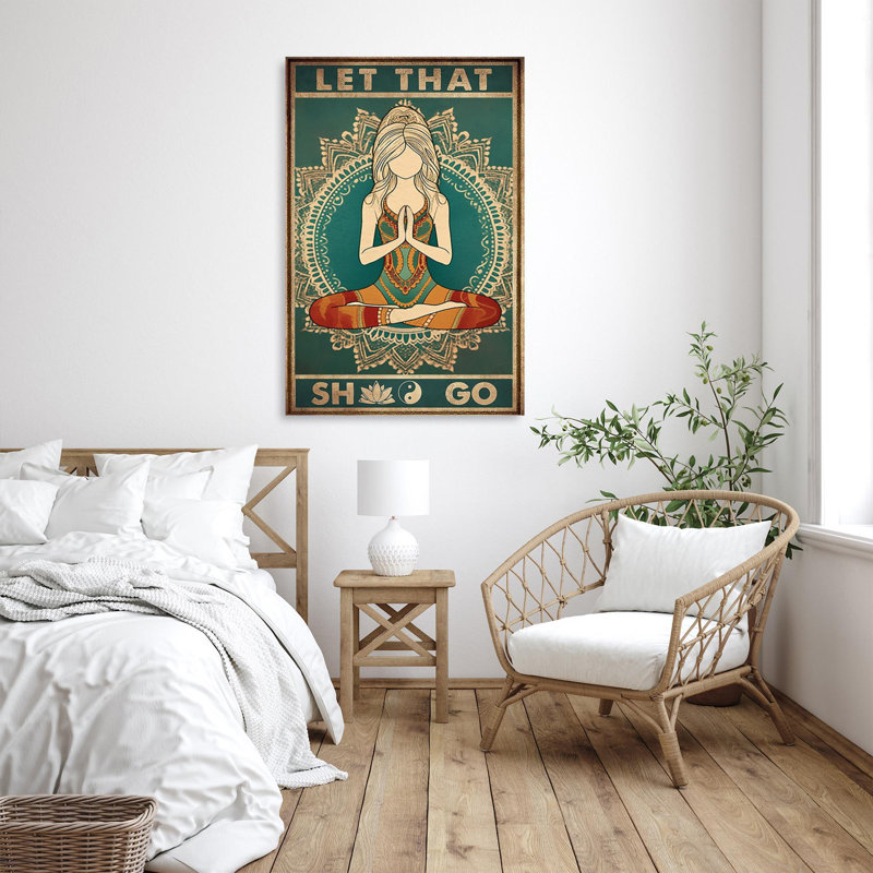 «Krithin Yoga Let That Shoo Go On», impression sur toile, H 20 po x l 16 po x P 1,25 po