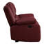 Fauteuil inclinable inclinable en cuir synthétique Zuriel
