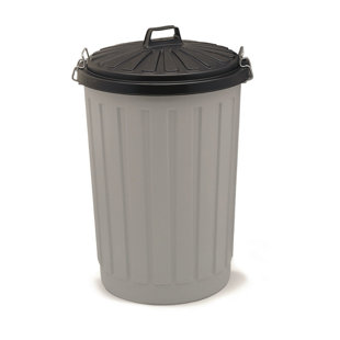 Plastic Manual Lift Kitchen Trash Can - 90L