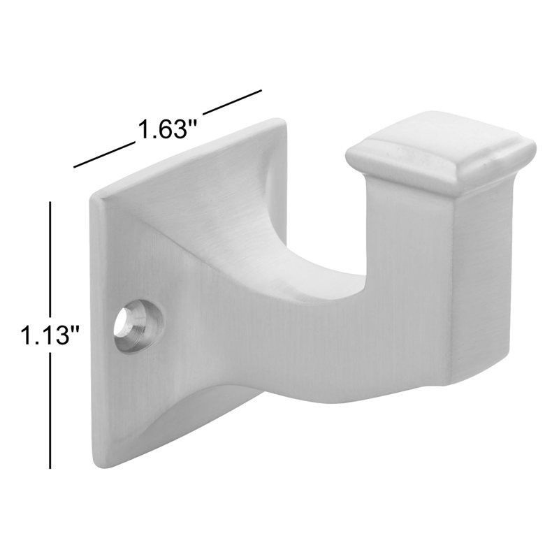 Brass Wall Wall Hook, Chrome