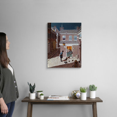 «The Tavern», art mural sur toile