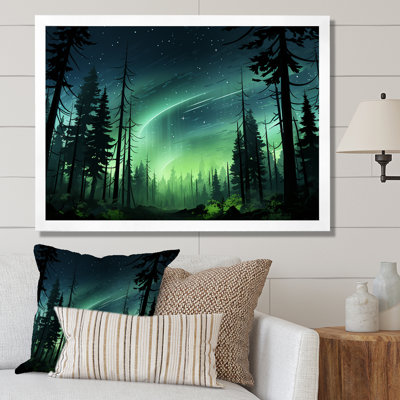 Canadian Boreal Ballet 3 - Northern Lights Wall Art